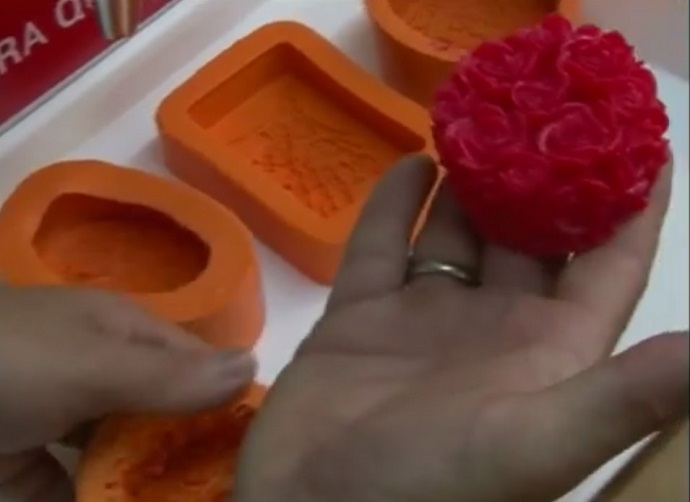Sabonete Artesanal em formato de Rosa - Máquina de Sabonetes Rimaq no Programa PEGN