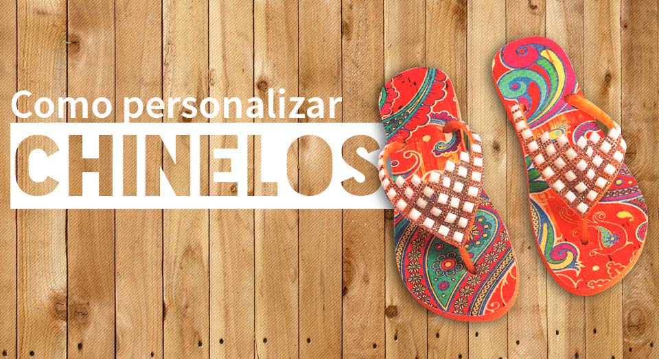 Como personalizar chinelos