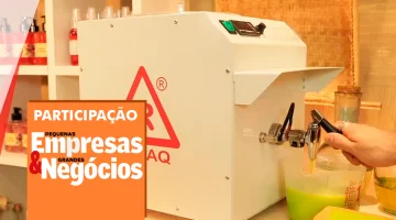 Máquina de Sabonetes Rimaq no Programa PEGN da Rede Globo