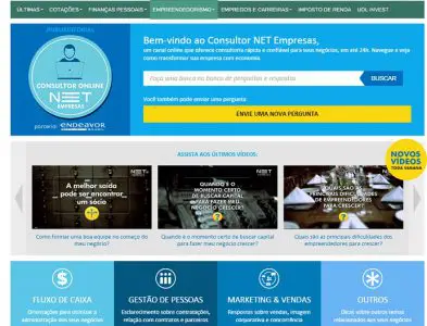 Consultor online responde o empreendedor em até 24 horas
