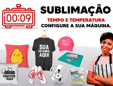 Temperatura e tempo de sublimação – Configure sua máquina
