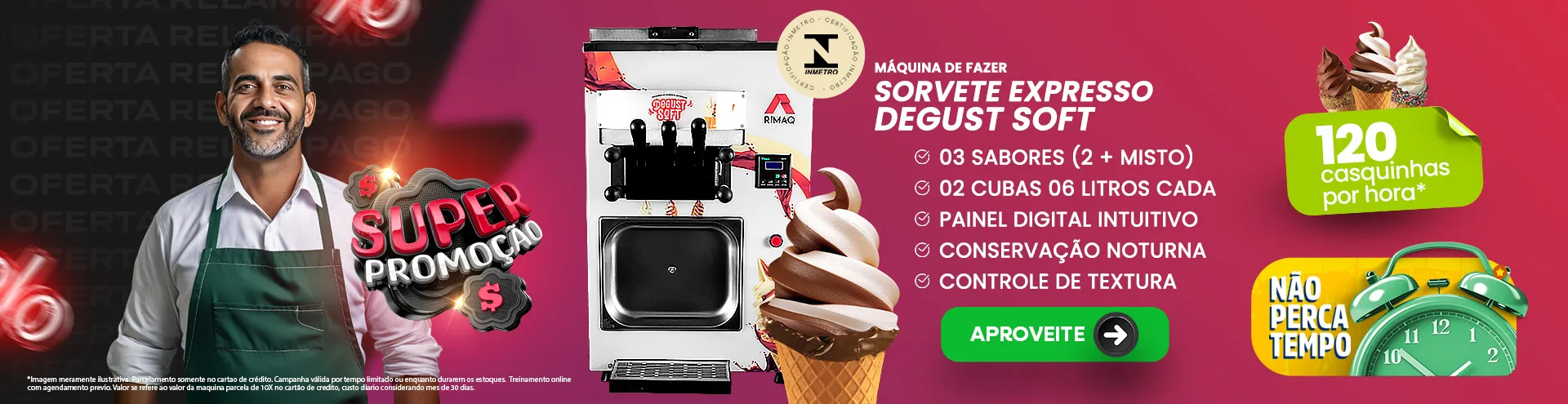 Máquina de Sorvete Expresso - Semana do Cliente