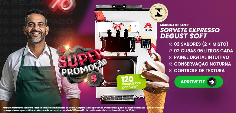 Máquina de Sorvete Expresso - Semana do Cliente